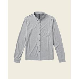 Vuori Men's Ace Shirt Button Down Long Sleeve Gray Size XXL Casual Work V185